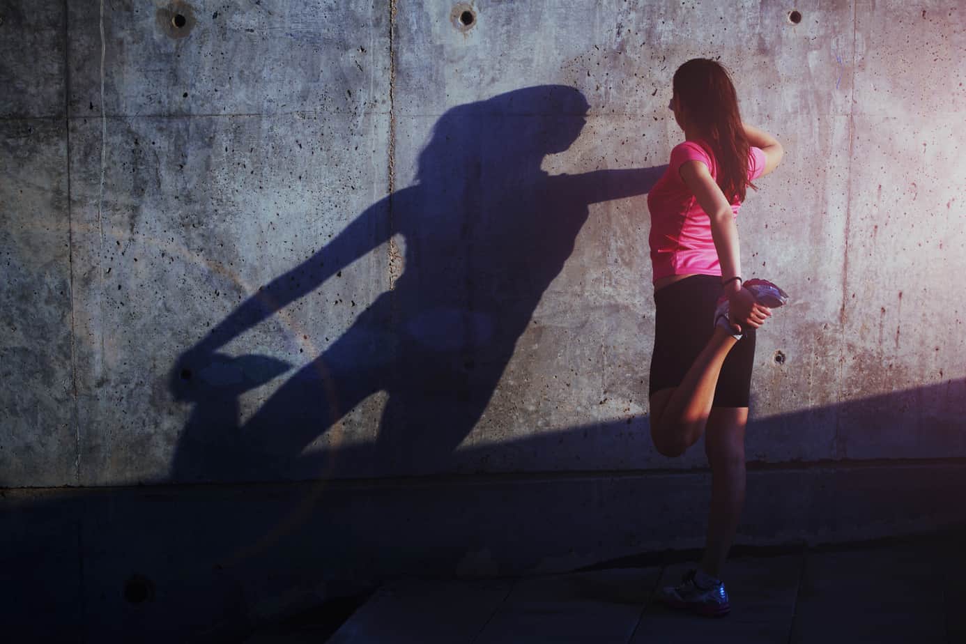 Woman Stretching